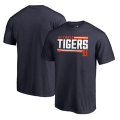 Detroit Tigers Onside Stripe T-Shirt - Navy