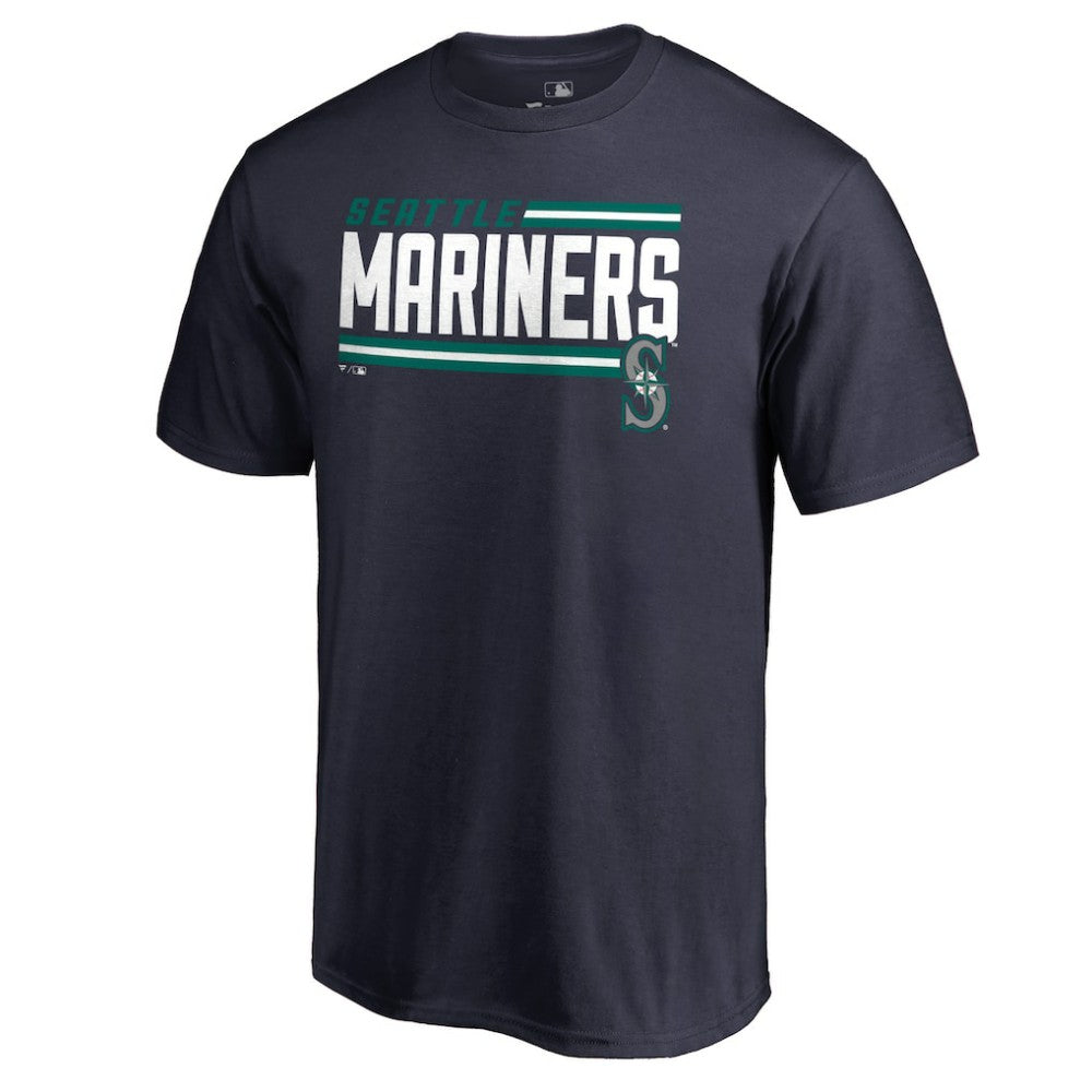 Seattle Mariners Onside Stripe T-Shirt - Navy