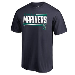 Seattle Mariners Onside Stripe T-Shirt - Navy
