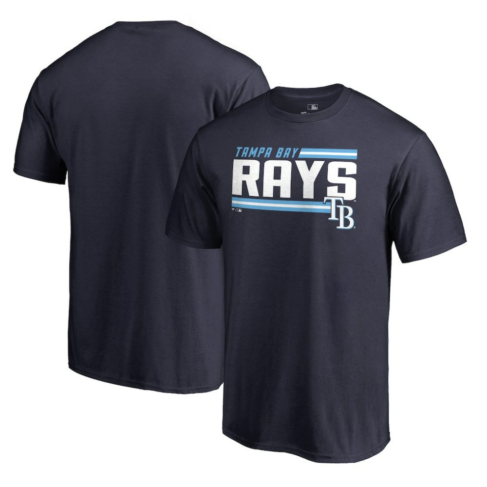 Tampa Bay Rays Onside Stripe T-Shirt - Navy