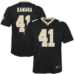 Alvin Kamara New Orleans Saints Youth Game Jersey - Black | Nike on sale