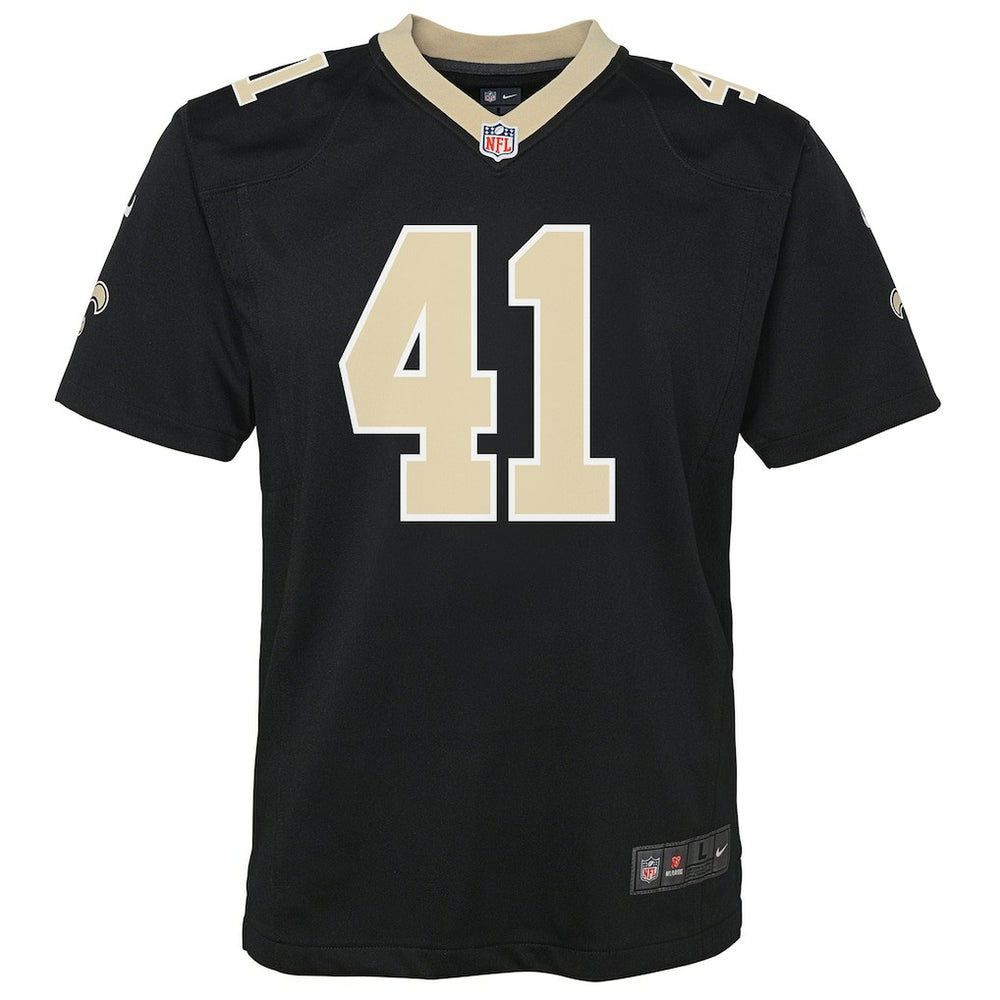 Alvin Kamara New Orleans Saints Youth Game Jersey - Black | Nike on sale