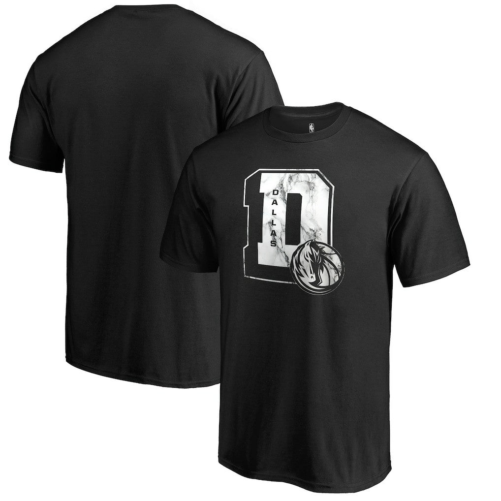 Dallas Mavericks Letterman T-Shirt sale - Black cheap