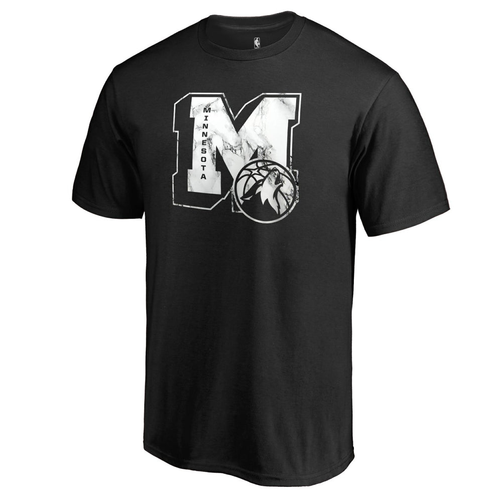 Minnesota Timberwolves Letterman T-Shirt - Black online