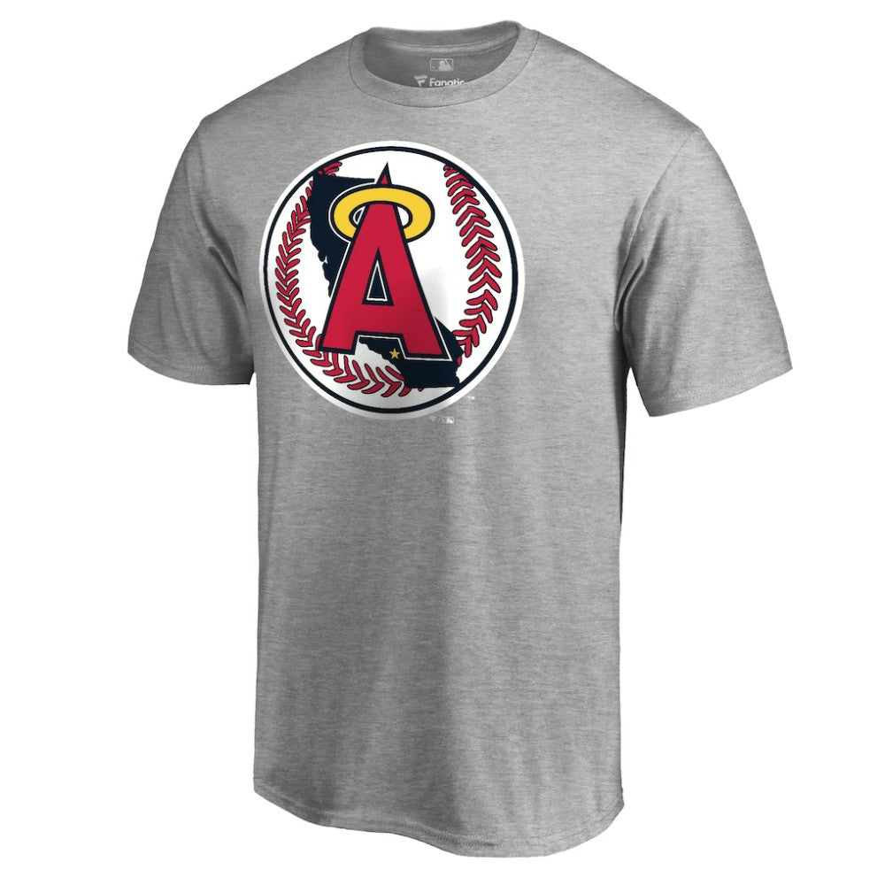 California Angels Cooperstown Collection Vintage Forbes T-Shirt - Heathered Gray