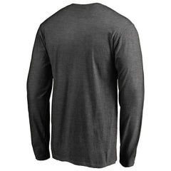 Philadelphia Eagles Primary Logo Long Sleeve T-Shirt - Heathered Charcoal on sale