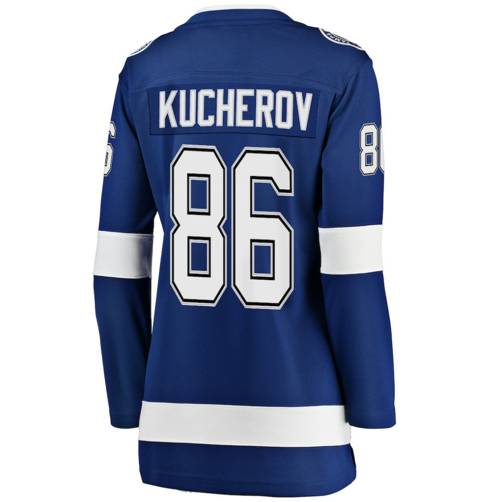 Nikita Kucherov Tampa Bay Lightning Fanatics Women's Home Breakaway Jersey Blue