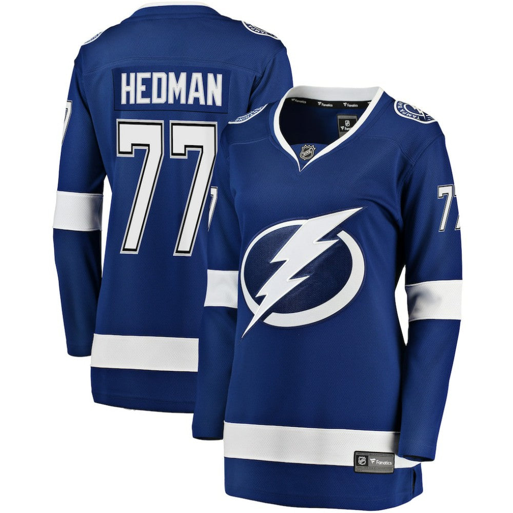 Victor Hedman Tampa Bay Lightning Fanatics Women's Home Breakaway Jersey Blue