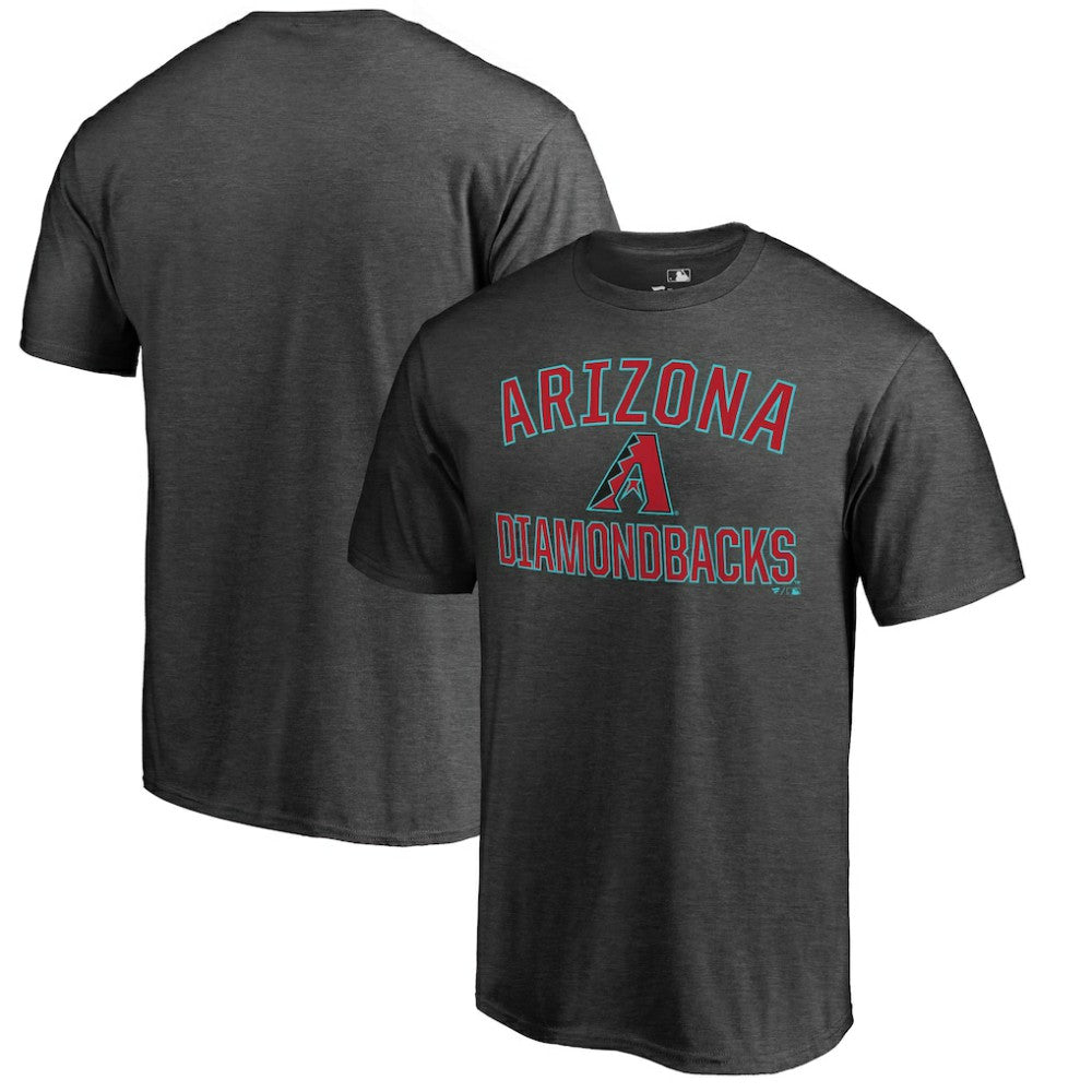 Arizona Diamondbacks Core Basics Victory Arch T-Shirt - Heathered Gray