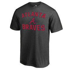 Atlanta Braves Core Basics Victory Arch T-Shirt - Heathered Gray