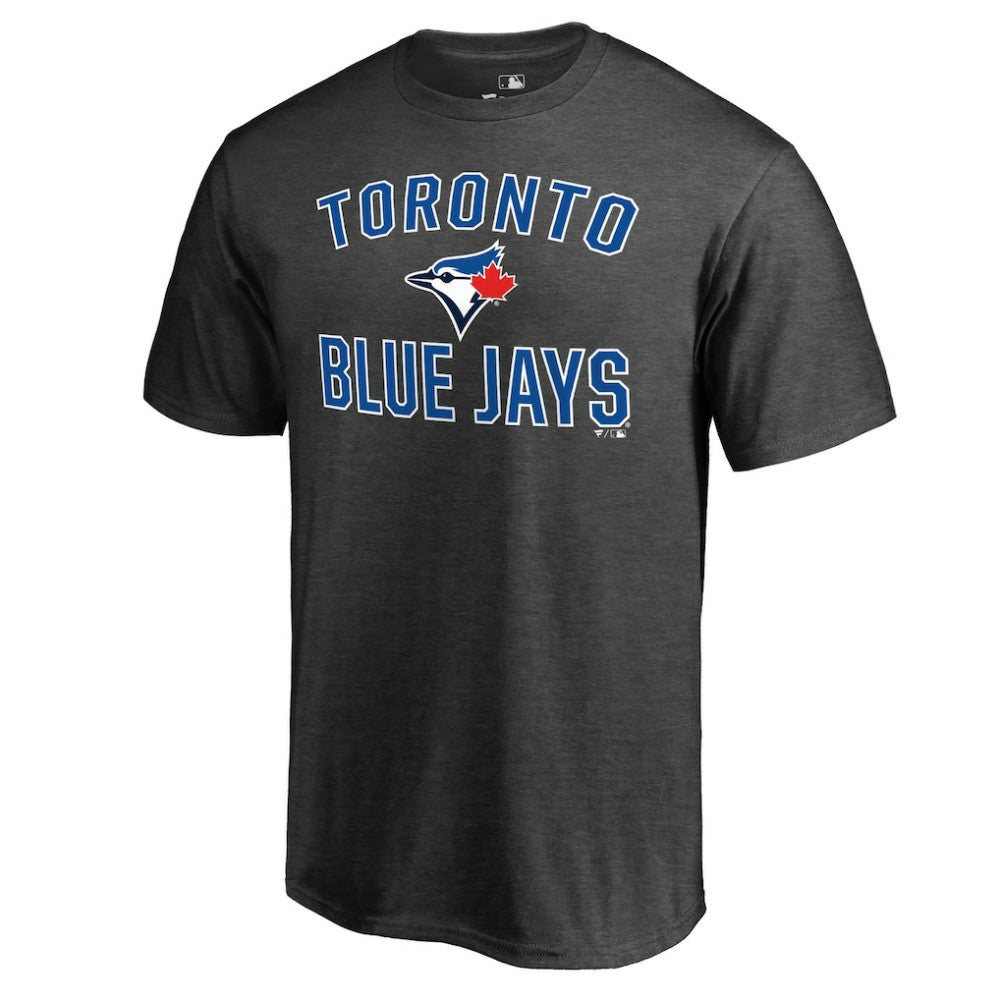 Toronto Blue Jays Core Basics Victory Arch T-Shirt - Heathered Gray
