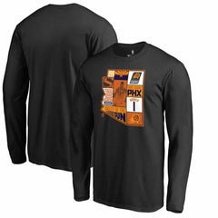 Devin Booker Phoenix Suns Player State Long Sleeve T-Shirt - Black for sale