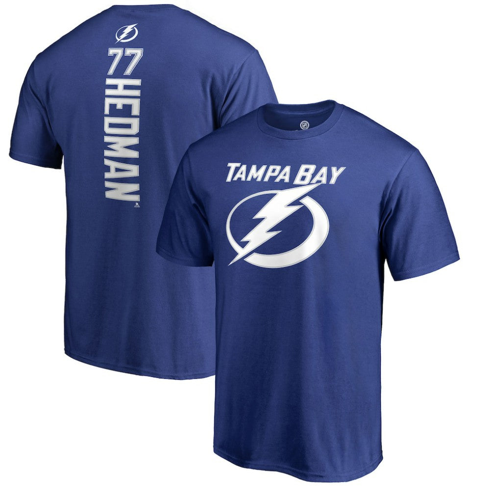 Victor Hedman Tampa Bay Lightning Backer T-Shirt Blue
