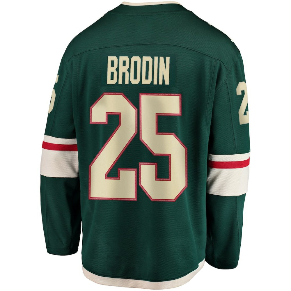 Jonas Brodin Minnesota Wild Fanatics Breakaway Jersey Green