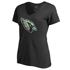 Arizona Cardinals Women's Lovely V-Neck T-Shirt - Black discount