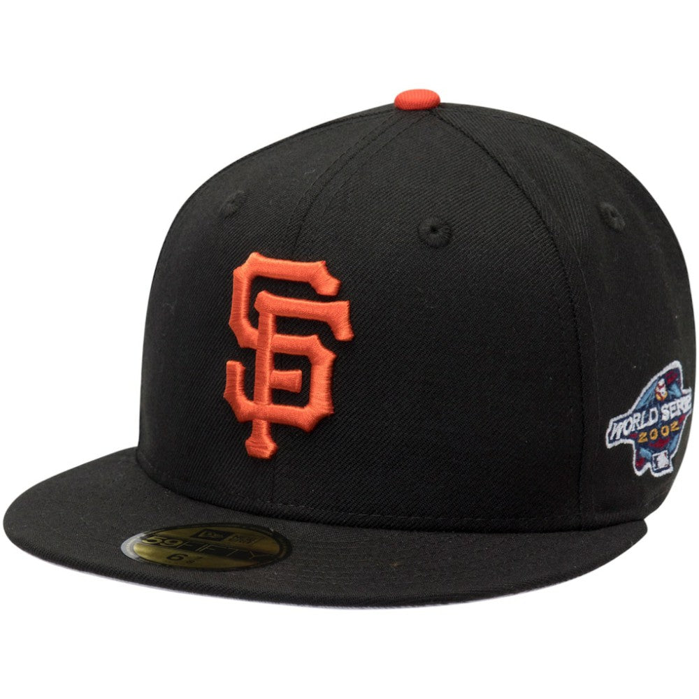 San Francisco Giants 2002 World Series Wool 59FIFTY Fitted Hat - Black | New Era