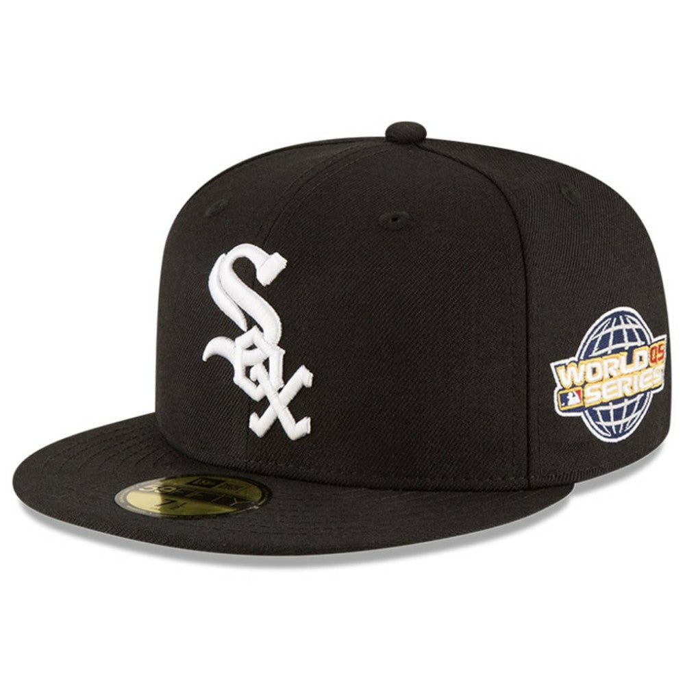 Chicago White Sox 2005 World Series Wool 59FIFTY Fitted Hat - Black | New Era