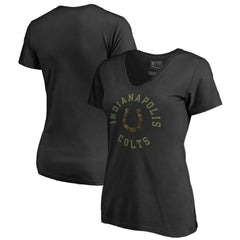 Indianapolis Colts Women's Camo Collection Liberty V-Neck T-Shirt - Black on sale