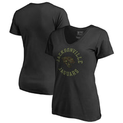 Jacksonville Jaguars Women's Camo Collection Liberty V-Neck T-Shirt - Black online