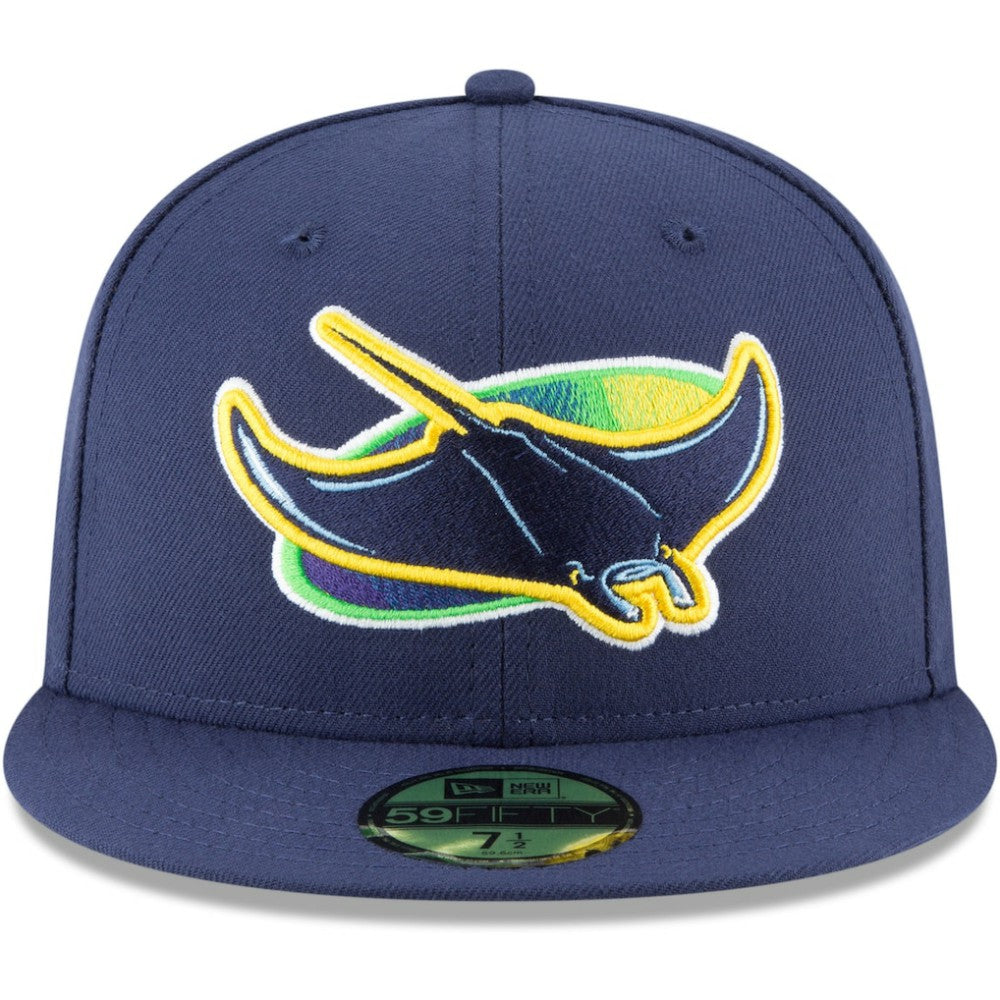 Tampa Bay Rays Alternate Authentic Collection On-Field 59FIFTY Fitted Hat - Navy | New Era