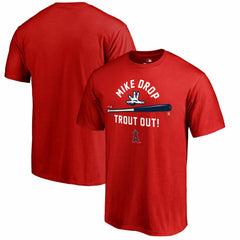 Mike Trout Los Angeles Angels Hometown Mike Drop T-Shirt - Red