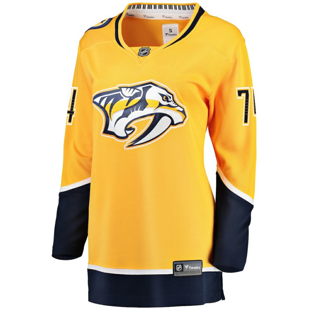 Juuse Saros Nashville Predators Fanatics Women's Breakaway Player Jersey Gold
