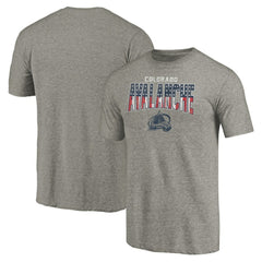 Colorado Avalanche Freedom Tri-Blend T-Shirt Heathered Gray