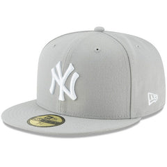 New York Yankees Fashion Color Basic 59FIFTY Fitted Hat - Gray | New Era