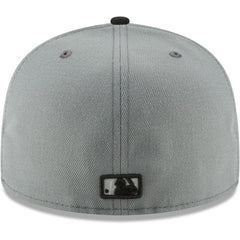 Atlanta Braves Two-Tone 59FIFTY Fitted Hat - Gray/Black | New Era