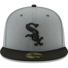 Chicago White Sox Two-Tone 59FIFTY Fitted Hat - Gray/Black | New Era