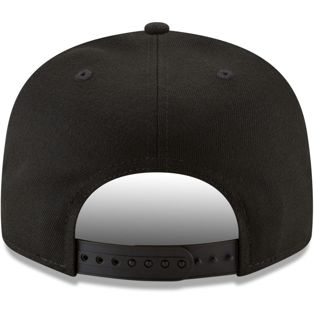 Los Angeles Angels Black & White 9FIFTY Snapback Hat - Black | New Era