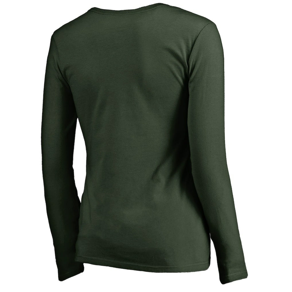 Green Bay Packers Women's Graceful Long Sleeve V-Neck T-Shirt - Green online