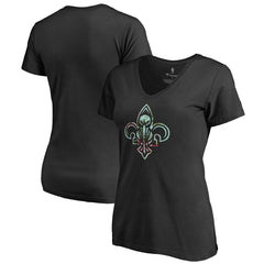 New Orleans Pelicans Lovely V-Neck T-Shirt - Black for sale