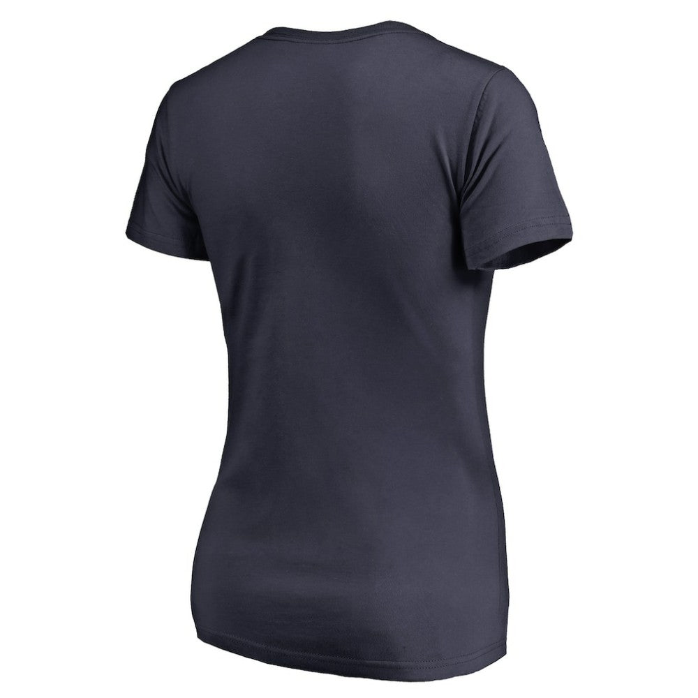 Edmonton Oilers Women's Graceful V-Neck T-Shirt Navy