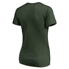Minnesota Wild Women's Graceful V-Neck T-Shirt Green