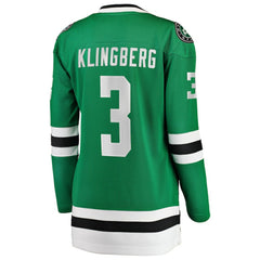 John Klingberg Dallas Stars Fanatics Women's Breakaway Player Jersey Kelly Green