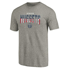 Denver Nuggets Freedom Tri-Blend T-Shirt sale - Gray cheap