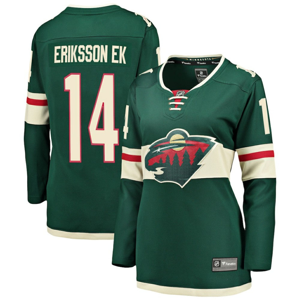 Joel Eriksson Ek Minnesota Wild Fanatics Women's Breakaway Player Jersey Green