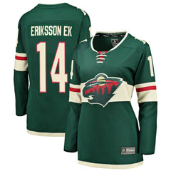 Joel Eriksson Ek Minnesota Wild Fanatics Women's Breakaway Player Jersey Green