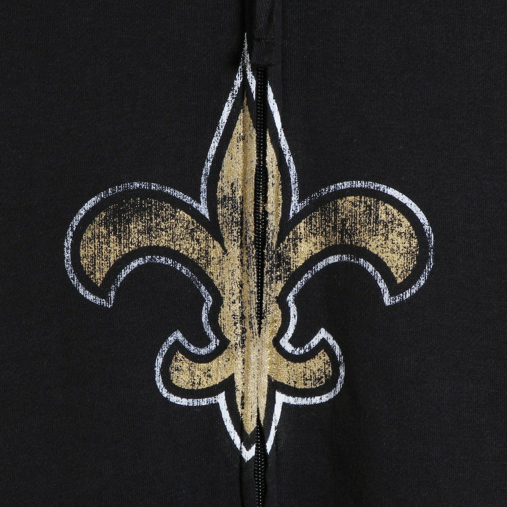 New Orleans Saints G-III Sports by Carl Banks Primary Logo Full-Zip Hoodie - Black cheap
