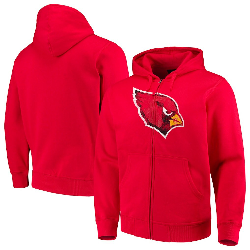 Arizona Cardinals G-III Sports by Carl Banks Primary Logo Full-Zip Hoodie - Cardinal outlet