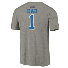 Dallas Mavericks Greatest Dad Tri-Blend T-Shirt sale - Gray online