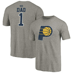 Indiana Pacers Greatest Dad Tri-Blend T-Shirt - Gray discount
