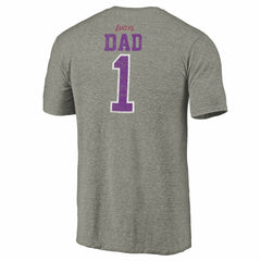 Los Angeles Lakers Greatest Dad Tri-Blend T-Shirt - Gray for sale