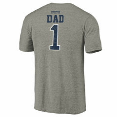 Memphis Grizzlies Greatest Dad Tri-Blend T-Shirt - Gray shop