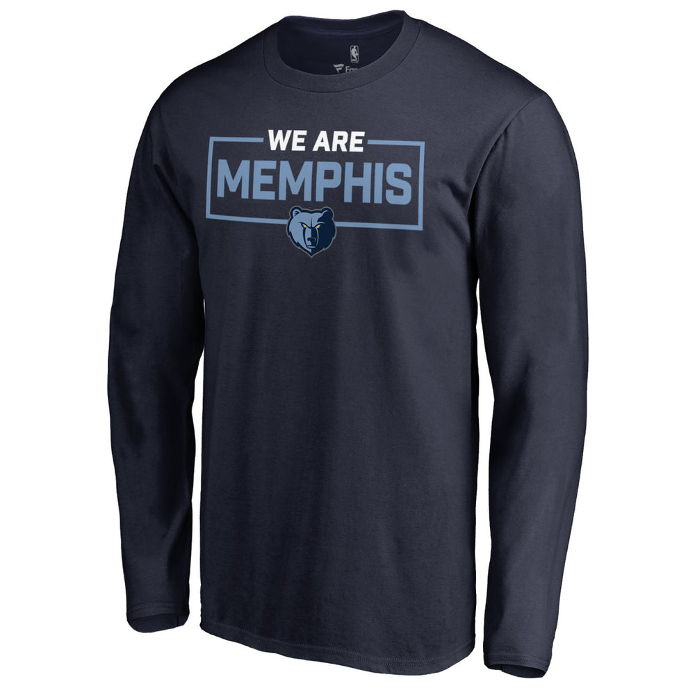 Memphis Grizzlies We Are Iconic Collection Long Sleeve T-Shirt - Navy sale