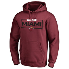 Miami Heat We Are Iconic Collection Pullover Hoodie - Garnet shop
