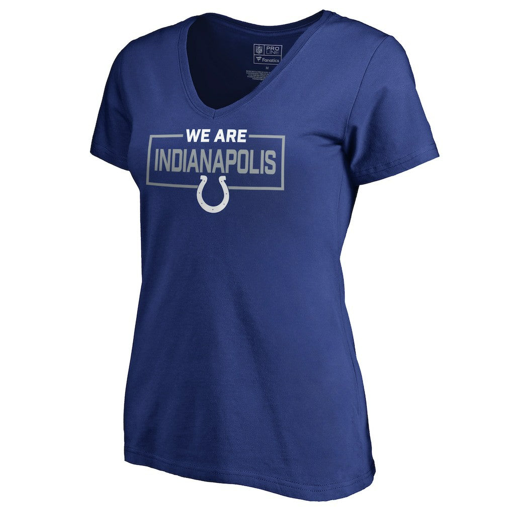 Indianapolis Colts Women's We Are Icon V-Neck T-Shirt - Royal sale