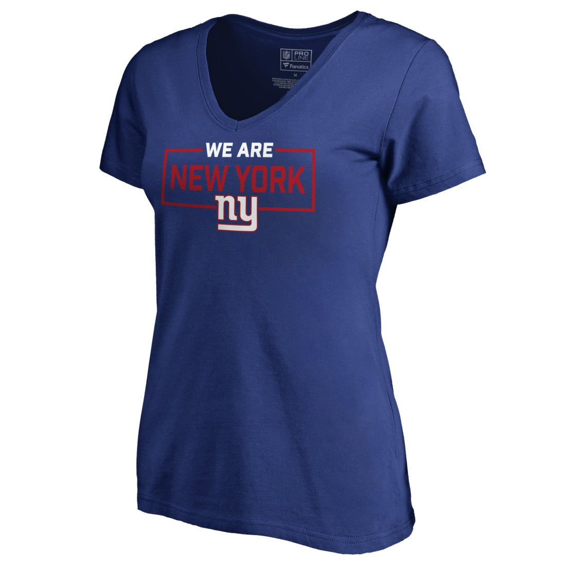 New York Giants Women's We Are Icon V-Neck T-Shirt - Royal online