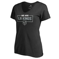Los Angeles Kings Women's Iconic Collection V-Neck T-Shirt Black
